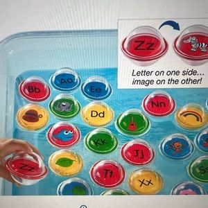 NWT Float and Find Alphabet Bubbles
